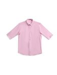 Easy Care Textured 3/4 Shirt in Pink (1001)