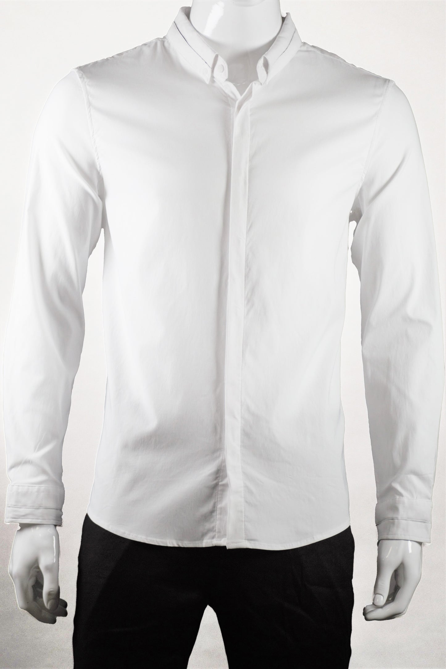 Long Sleeve Shirt (White) 1557