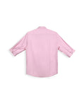 Easy Care Textured 3/4 Shirt in Pink (1001)