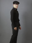 Simple Classic Long Sleeve Shirt (Black) 1655