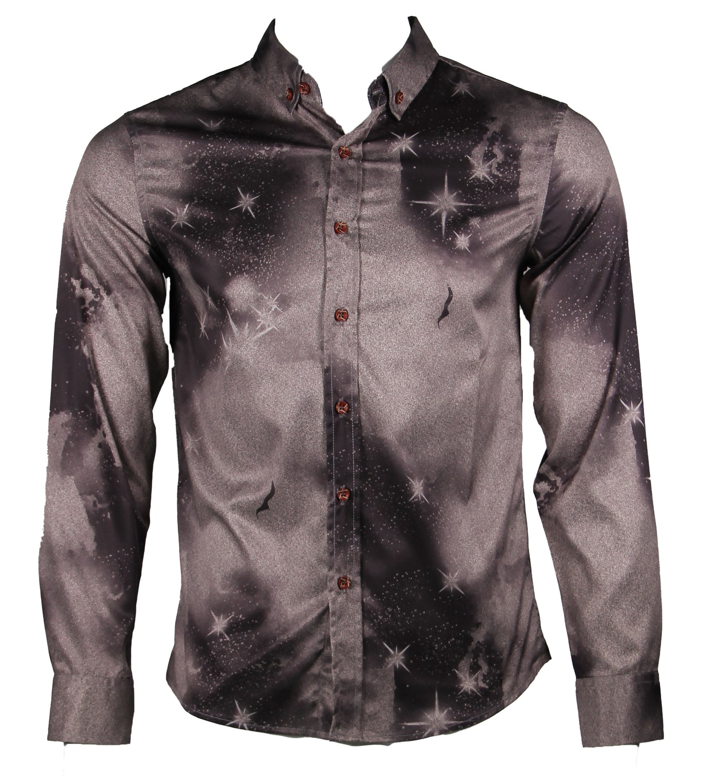 Long Sleeve Designed Shirt (Black) 1753