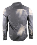 Long Sleeve Designed Shirt (Charcoal) 1754