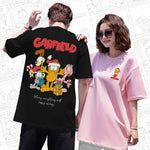 "The Christmas Garfield and Pals" High Graded Odell Fabric Oversized Tee 2267