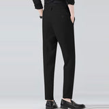 Slim Fit and Stretchable Pants (Black) 9030