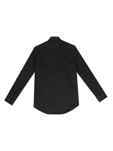 Plain Formal Biz Shirt (Black) 6285