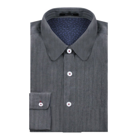 Formal Biz Shirt (Dark Grey) 6813
