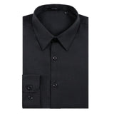 Formal Wrinkle-Free Biz Shirt (Black) 6814