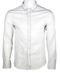 Simple Classic Long Sleeve Shirt (White) 1655