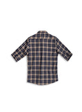 Checkered 3/4-sleeve shirt 1030