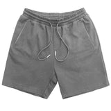 Plain Smoky Grey Jogger Shorts 8110
