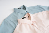 Plain Short Sleeve Shirt with Pockets 4305