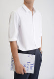 PLAIN WHITE 3/4-sleeve shirt 1062